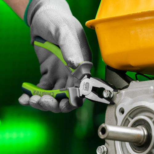 Плоскогубцы комбинированные, 160 мм, фосфатирование, трехкомпонентные рукоятки Сибртех по ценам производителя в Челябинске с доставкой по всей России