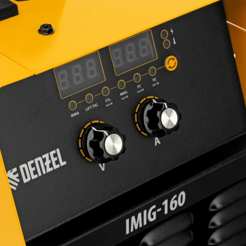 Аппарат инвертор. полуавтомат. cварки IMIG-160 Synergy, 160 А, ПВ 60%, катушка 5 кг Denzel по ценам производителя в Челябинске с доставкой по всей России