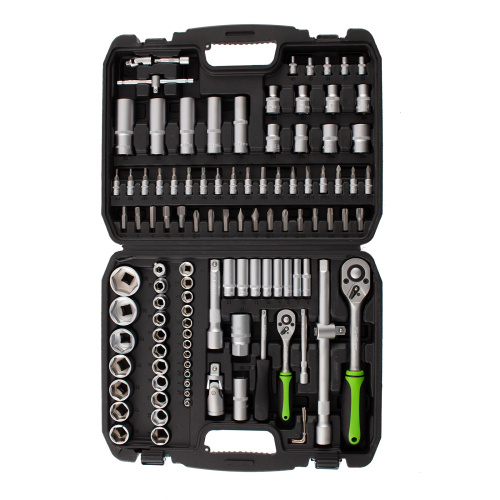 Набор инструмента, 1/2", 1/4", пластиковый кейс, 108 предметов Сибртех по ценам производителя в Челябинске с доставкой по всей России