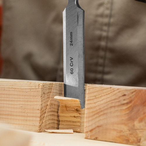 Набор долот-стамесок плоских "Тигровый глаз", 4 шт, 6-12-18-24 мм Matrix по ценам производителя в Челябинске с доставкой по всей России