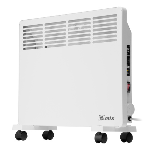 Конвектор электрический КМ-1000.1, 230 В, 1000 Вт, X-образный нагреватель, колеса, термостат MTX по ценам производителя в Челябинске с доставкой по всей России