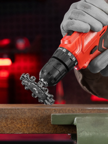 Щетка для дрели, 75 мм, плоская со шпилькой, крученая металлическая проволока Matrix по ценам производителя в Челябинске с доставкой по всей России