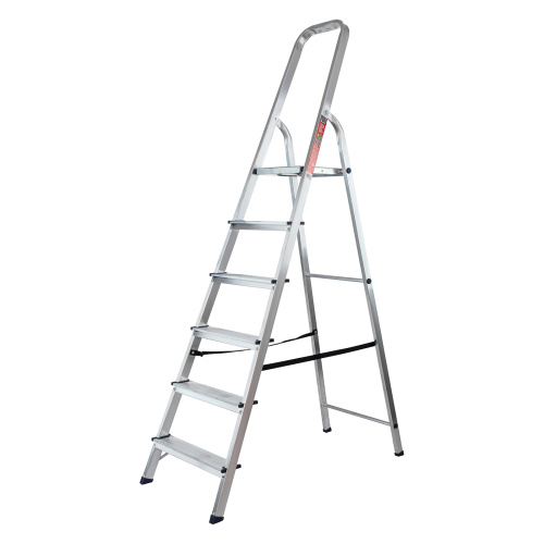 Стремянка усиленная, 6 ступеней, алюминиевая, MTX по ценам производителя в Челябинске с доставкой по всей России