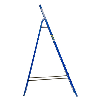 Стремянка, 9 ступеней, стальной профиль, алюминиевые ступени Сибртех по ценам производителя в Челябинске с доставкой по всей России