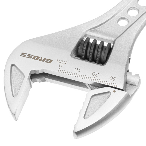 Ключ разводной, 250 мм, CrV, двухкомпонентная ручка Gross по ценам производителя в Челябинске с доставкой по всей России