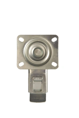 Колесо поворотное серая резина SCB 42 f 100 мм с тормозом по ценам производителя в Челябинске с доставкой по всей России