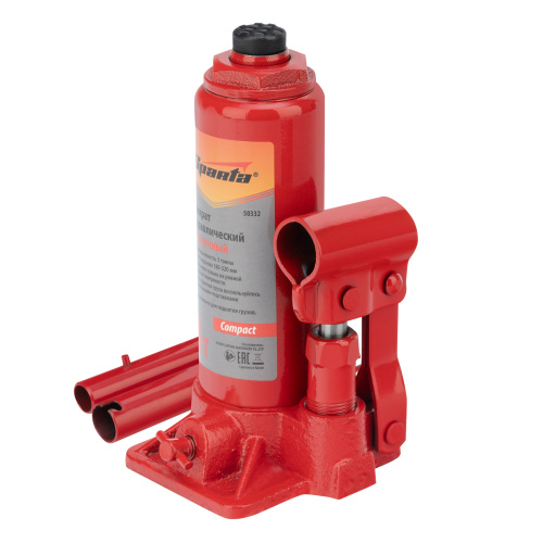 Домкрат гидравлический бутылочный 3т, h подъема 180-320 мм Sparta Compact по ценам производителя в Челябинске с доставкой по всей России