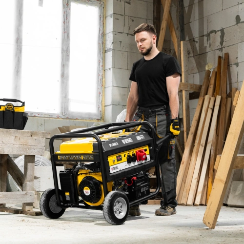 Генератор бензиновый PS 80 E-3, 6.6 кВт, 400 В, 25 л, электростартер Denzel по ценам производителя в Челябинске с доставкой по всей России