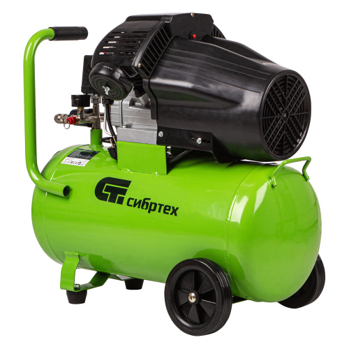 Компрессор воздушный КК-2200/50, 2.2 кВт, 350 л/мин, 50 л, прямой привод, масляный Сибртех по ценам производителя в Челябинске с доставкой по всей России