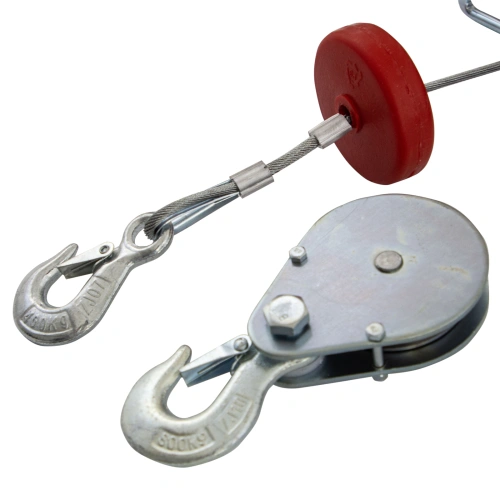 Тельфер электрический TF-800, 0.8 т, 1300 Вт, высота 12 м, 8 м/мин Denzel по ценам производителя в Челябинске с доставкой по всей России