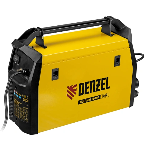 Аппарат инвертор. полуавтомат. сварки MultiMIG-200DP Synergy Double Pulse, 200 А, ПВ 80% Denzel по ценам производителя в Челябинске с доставкой по всей России