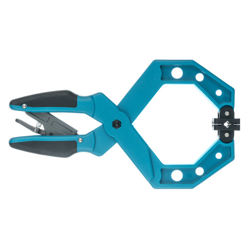 Струбцина клещеобразная 4, пластиковый корпус, храповой механизм жесткой фиксации, 100 мм Gross по ценам производителя в Челябинске с доставкой по всей России