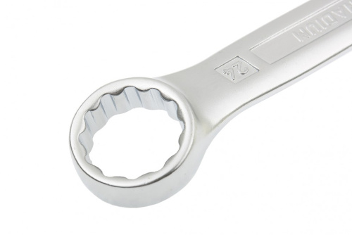 Ключ комбинированный 24 мм, CrV, холодный штамп Gross по ценам производителя в Челябинске с доставкой по всей России
