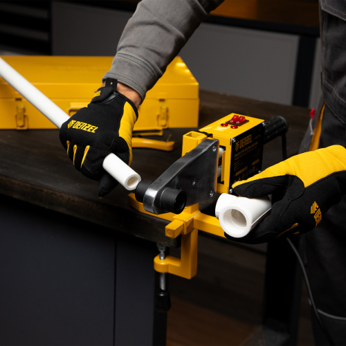 Аппарат для сварки пластиковых труб DWP-1500, 1500 Вт, 260-300 град, комплект насадок, 20-63 мм Denzel по ценам производителя в Челябинске с доставкой по всей России