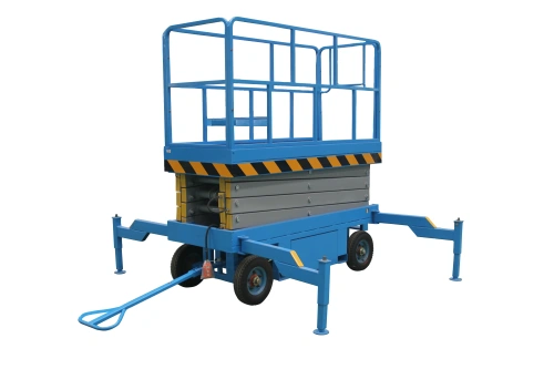 Подъемник ножничный передвижной сеть/аккумуляторный 1000 кг, 12/14 м, 380 В, 48/85 В/Ач TOR SJY-1-12 AC/DC по ценам производителя в Челябинске с доставкой по всей России