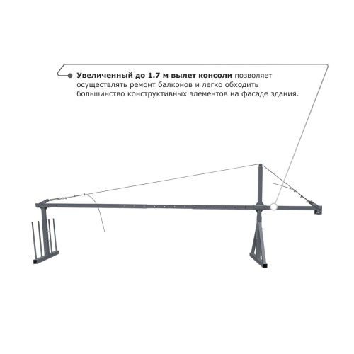 Строительная люлька ZLP-630-60 (длина троса 60 м) по ценам производителя в Челябинске с доставкой по всей России