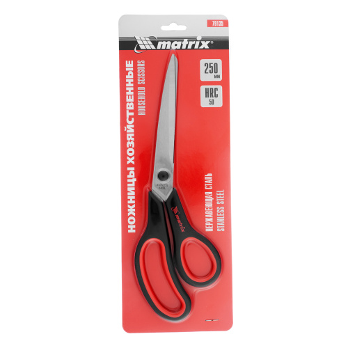 Ножницы хозяйственные, 250 мм, двухкомпонентные рукоятки Matrix по ценам производителя в Челябинске с доставкой по всей России