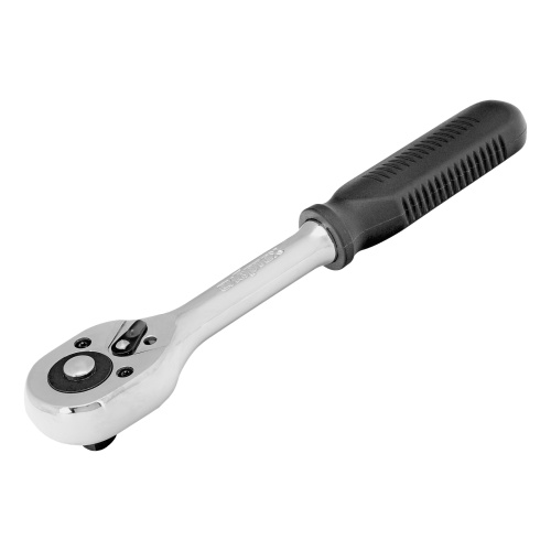 Ключ-трещотка 3/8", 45 зубьев, с быстрым сбросом, CrV, хром Сибртех по ценам производителя в Челябинске с доставкой по всей России