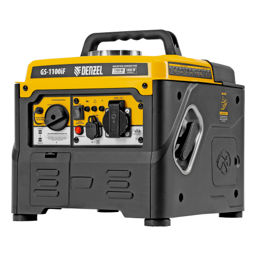 Генератор инверторный GS-1100iF, 1,1 кВт, 230 В, ручной старт DENZEL по ценам производителя в Челябинске с доставкой по всей России