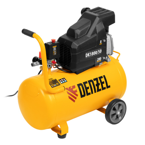 Компрессор воздушный DK1800/50, Х-PRO 1.8 кВт, 280л/мин, 50л Denzel по ценам производителя в Челябинске с доставкой по всей России