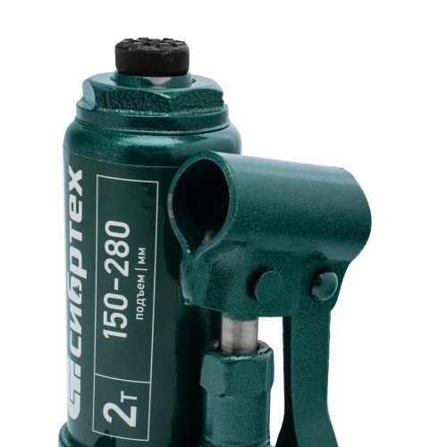 Домкрат гидравлический бутылочный, 2 т, 150-280 мм, в пласт. кейсе Сибртех по ценам производителя в Челябинске с доставкой по всей России