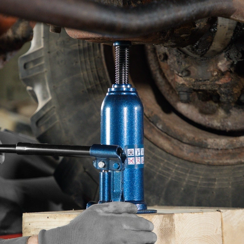 Домкрат гидравлический бутылочный, 10 т, h подъема 222-447 мм Stels по ценам производителя в Челябинске с доставкой по всей России