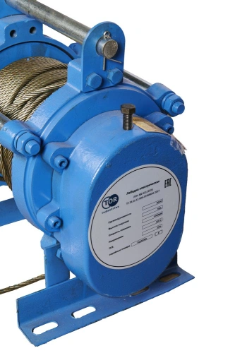 Лебедка электрическая  300 кг  70 м с канатом 220 В TOR KCD по ценам производителя в Челябинске с доставкой по всей России
