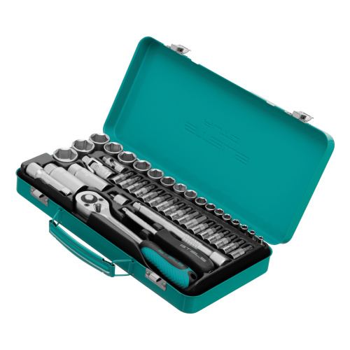 Набор торцевых головок с трещоткой, 1/4"и 3/8", 44 предмета Stels по ценам производителя в Челябинске с доставкой по всей России