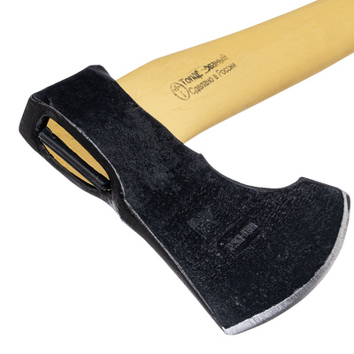 Топор кованый, в сборе, 1200/1550г, деревянное топорище, 500 мм, таежный "Тигр"// Россия по ценам производителя в Челябинске с доставкой по всей России