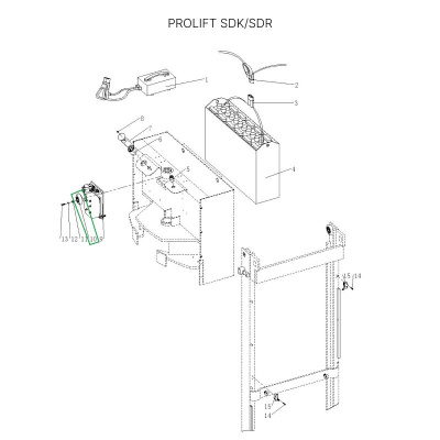 Звуковой сигнал для штабелеров SDR 1533/1536/1545S/1645/1656/2036/2045, SDK по ценам производителя в Челябинске с доставкой по всей России