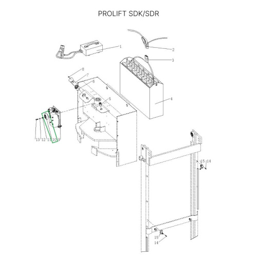 Звуковой сигнал для штабелеров SDR 1533/1536/1545S/1645/1656/2036/2045, SDK по ценам производителя в Челябинске с доставкой по всей России