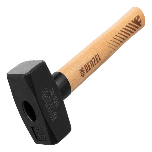 Кувалда, 1500 г, кованая головка, буковая рукоятка Denzel по ценам производителя в Челябинске с доставкой по всей России