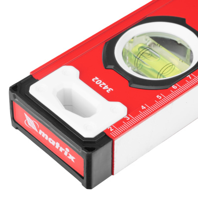 Уровень алюминиевый, фрезерованный, 3 глазка, рукоятки, 800 мм Matrix по ценам производителя в Челябинске с доставкой по всей России