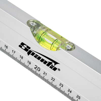 Уровень алюминиевый, 400 мм, 2 глазка, линейка Sparta по ценам производителя в Челябинске с доставкой по всей России