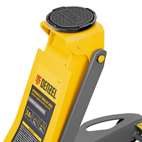Домкрат гидравлический подкатной, 3,8 т, 110-580 мм, быстрый подъем, низкий подхват, проф. Denzel по ценам производителя в Челябинске с доставкой по всей России