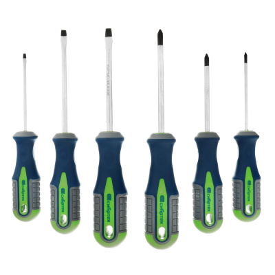 Набор отверток, CrV, трехкомпонентные рукоятки, 6 предметов Сибртех по ценам производителя в Челябинске с доставкой по всей России