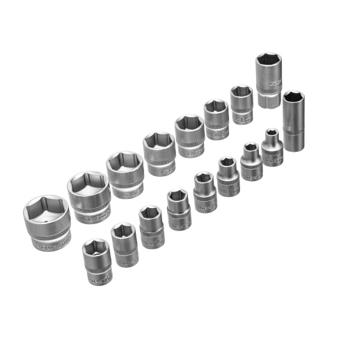 Набор инструментов, 1/2", пластиковый кейс, 32 предмета// Сибртех по ценам производителя в Челябинске с доставкой по всей России