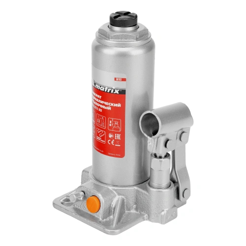 Домкрат гидравлический бутылочный, 4 т, h подъема 194-372 мм Matrix по ценам производителя в Челябинске с доставкой по всей России