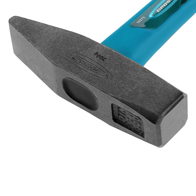 Молоток слесарный, 300 г, квадратный боек, фибергласовая обрезиненная рукоятка Gross по ценам производителя в Челябинске с доставкой по всей России