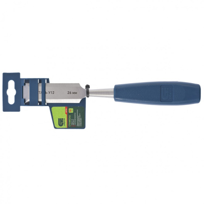 Стамеска, 26 мм, пластиковая рукоятка Сибртех по ценам производителя в Челябинске с доставкой по всей России