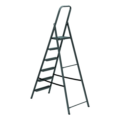 Стремянка 6 ступеней, компактная, стальная Сибртех по ценам производителя в Челябинске с доставкой по всей России
