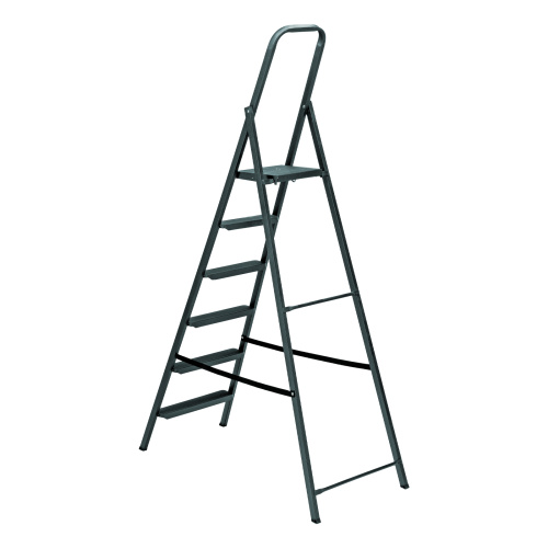 Стремянка 6 ступеней, компактная, стальная Сибртех по ценам производителя в Челябинске с доставкой по всей России