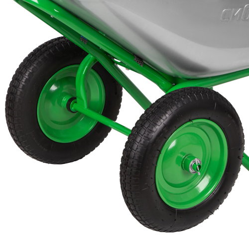 Тачка садово-строительная 2-х колесная, грузоподъемность 230 кг, объем 90 л Сибртех по ценам производителя в Челябинске с доставкой по всей России