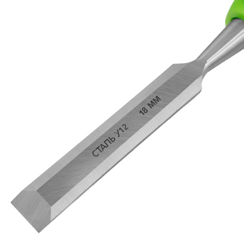 Долото-стамеска, 18 мм, двухкомпонентная рукоятка Сибртех по ценам производителя в Челябинске с доставкой по всей России