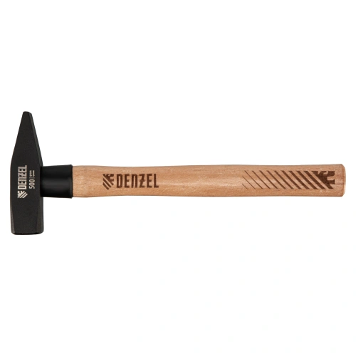 Молоток слесарный, 500 г, кованый квадратный боек, буковая рукоятка Denzel по ценам производителя в Челябинске с доставкой по всей России