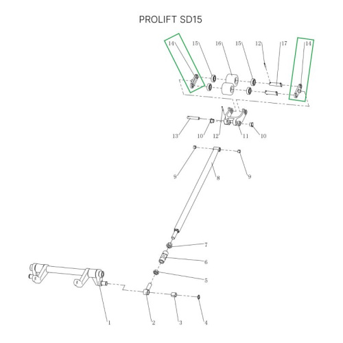Соединительная пластина роликов для тележек SD15 по ценам производителя в Челябинске с доставкой по всей России