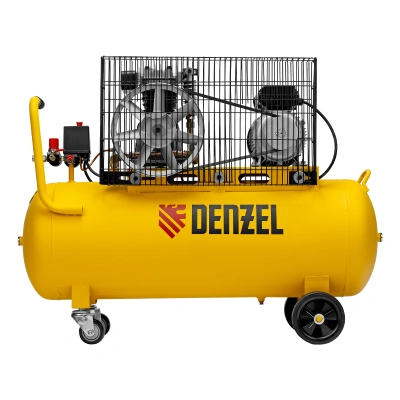 Компрессор воздушный BCI2300/100, ременный привод, 2.3 кВт, 100 литров, 400 л/мин Denzel по ценам производителя в Челябинске с доставкой по всей России
