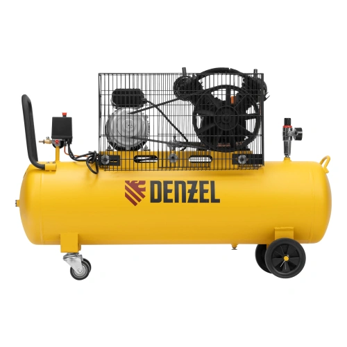 Компрессор воздушный BCV2300/100, ременный привод, 2.3 кВт, 100 литров, 440 л/мин Denzel по ценам производителя в Челябинске с доставкой по всей России