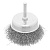 Щетка для дрели, 75 мм, "чашка" со шпилькой, витая проволока Сибртех по ценам производителя в Челябинске с доставкой по всей России
