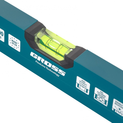 Уровень алюминиевый, 1200 мм, 2 глазка, HanD Werker Gross по ценам производителя в Челябинске с доставкой по всей России